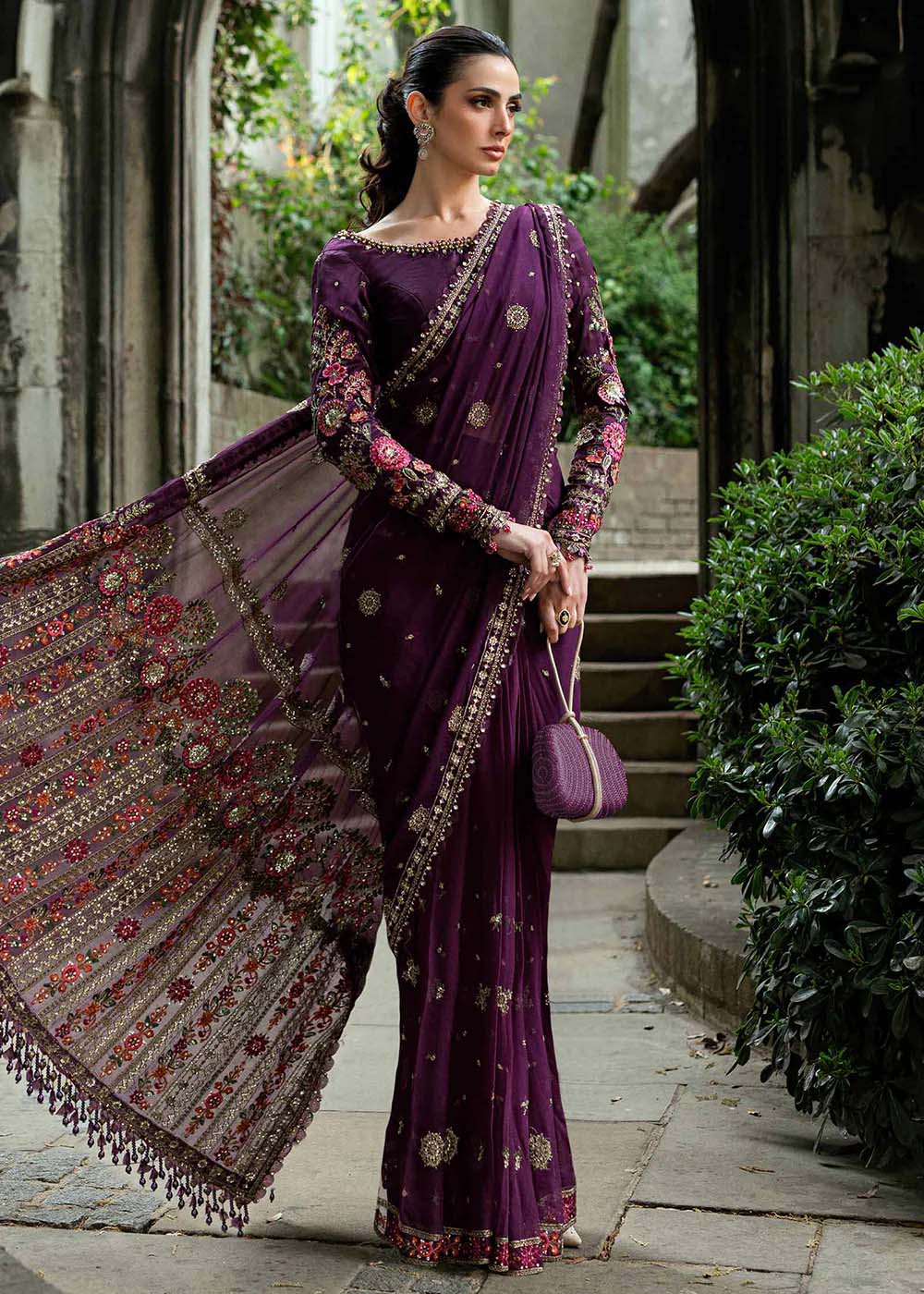 Maria B Soiree Luxury Embroidered Collection ‘25 | WF-09-01