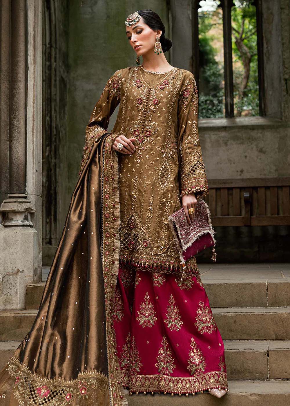 Maria B Soiree Luxury Embroidered Collection ‘25 | WF-09-04