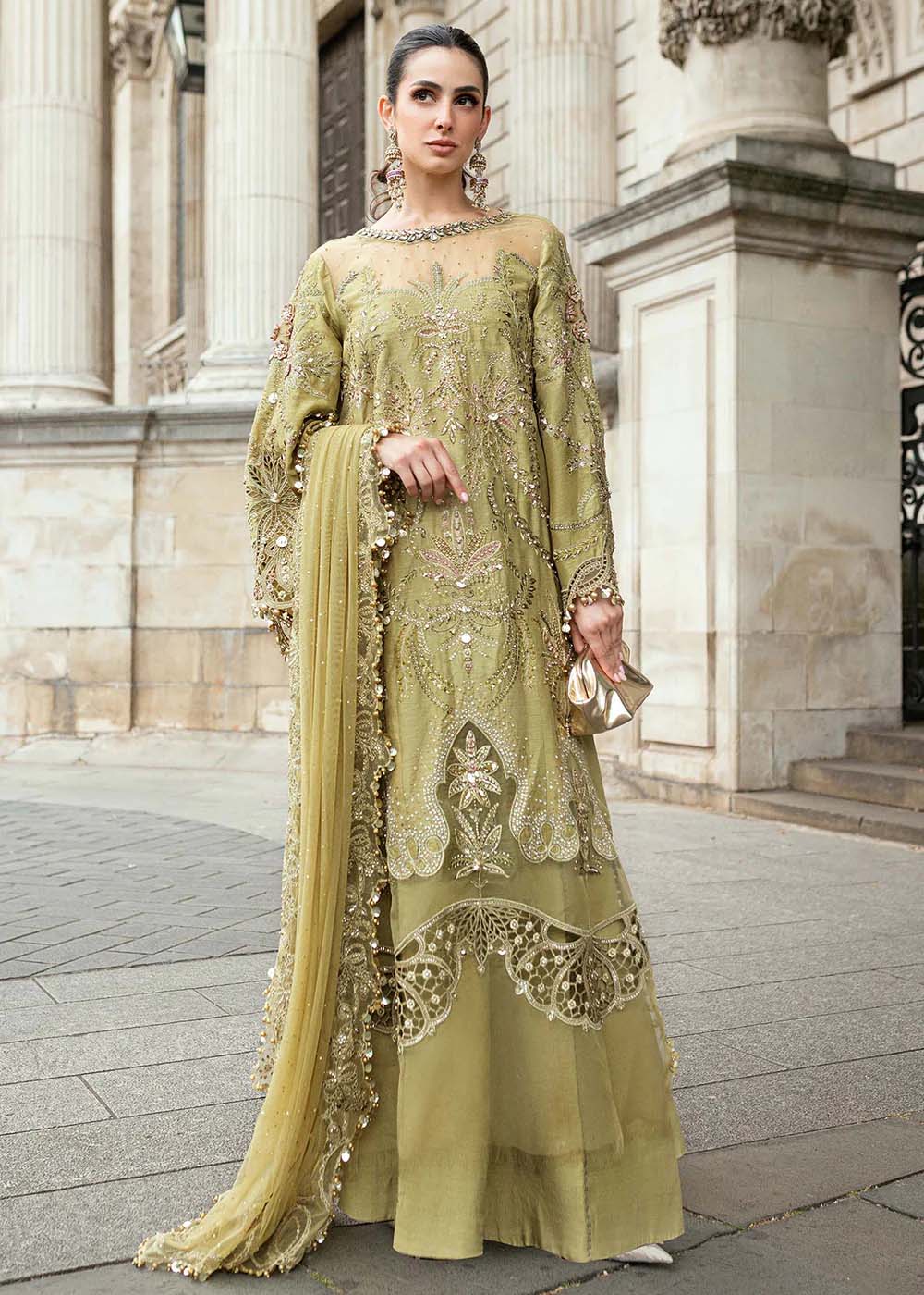 Maria B Soiree Luxury Embroidered Collection ‘25 | WF-09-08
