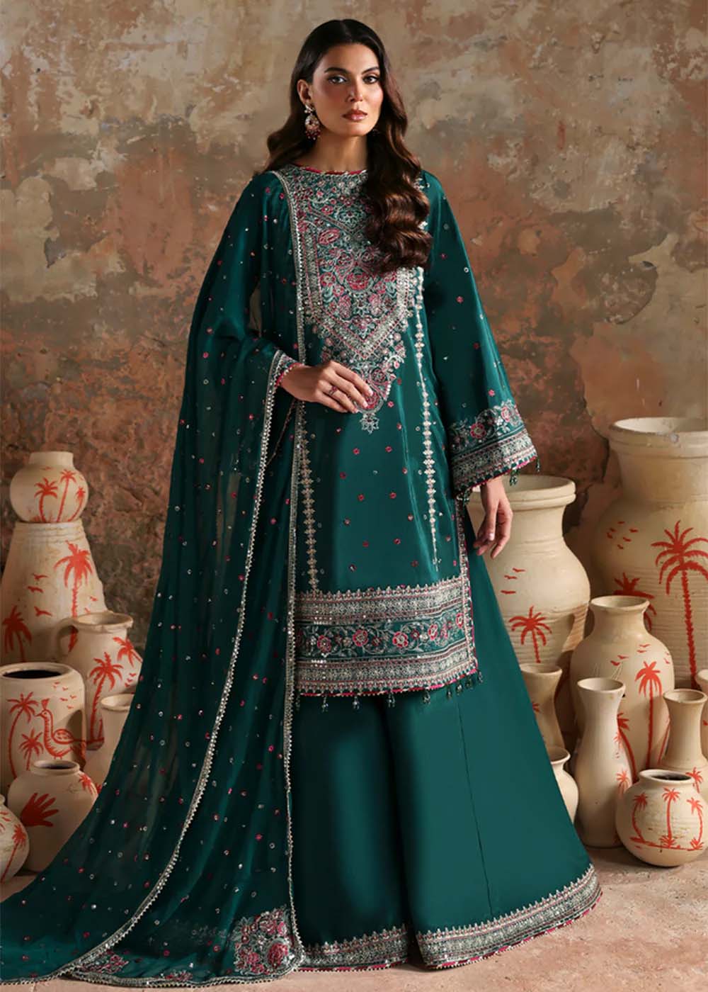 Emaan Adeel's Afsana-E-Silk Formal Wear ’25 | Zehnaseeb